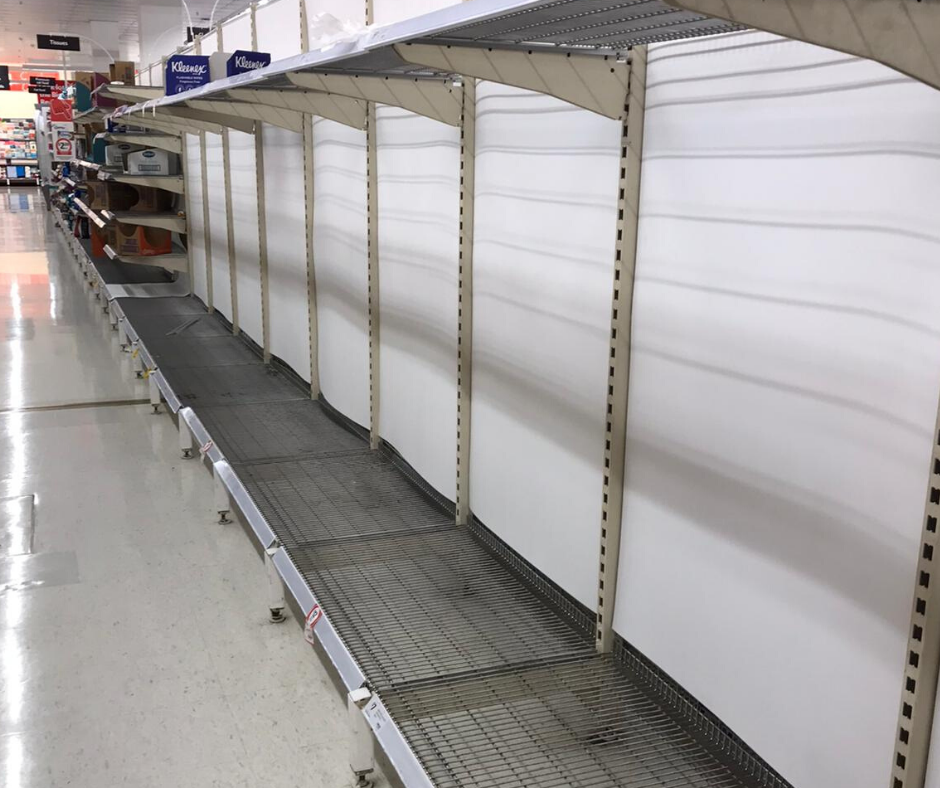 Corona Virus empties the toiletry shelves in the Australian supermarket - NepaliPage