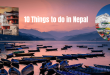 10 Things to do in Nepal during your vacation