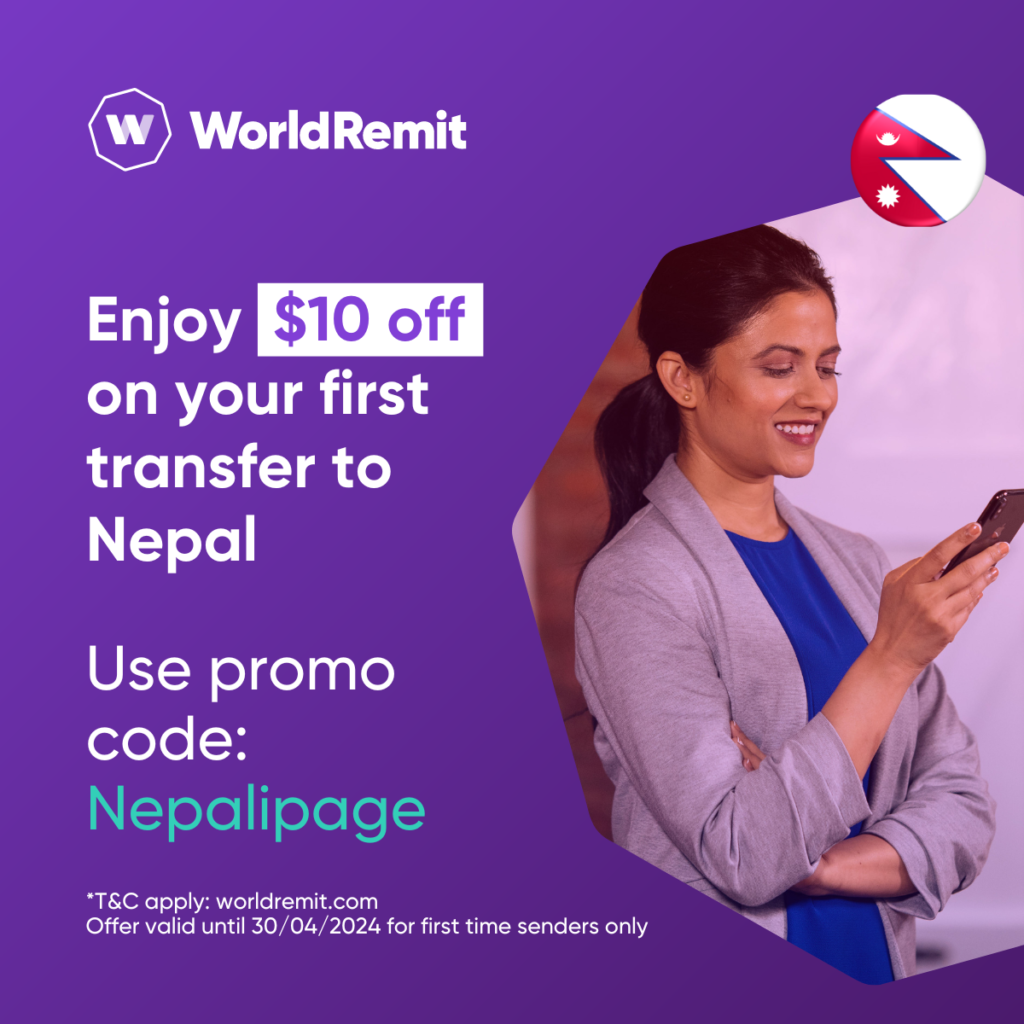 WorldRemit Offers $10 Off on Money Transfers to Nepal - NepaliPage