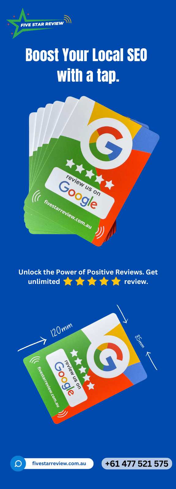 Five Star Review Card